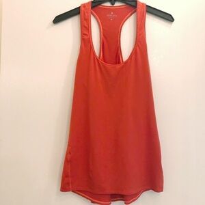 Athleta Size Medium Racerback Tank Top Workout Top Coral Athleisure Shirt